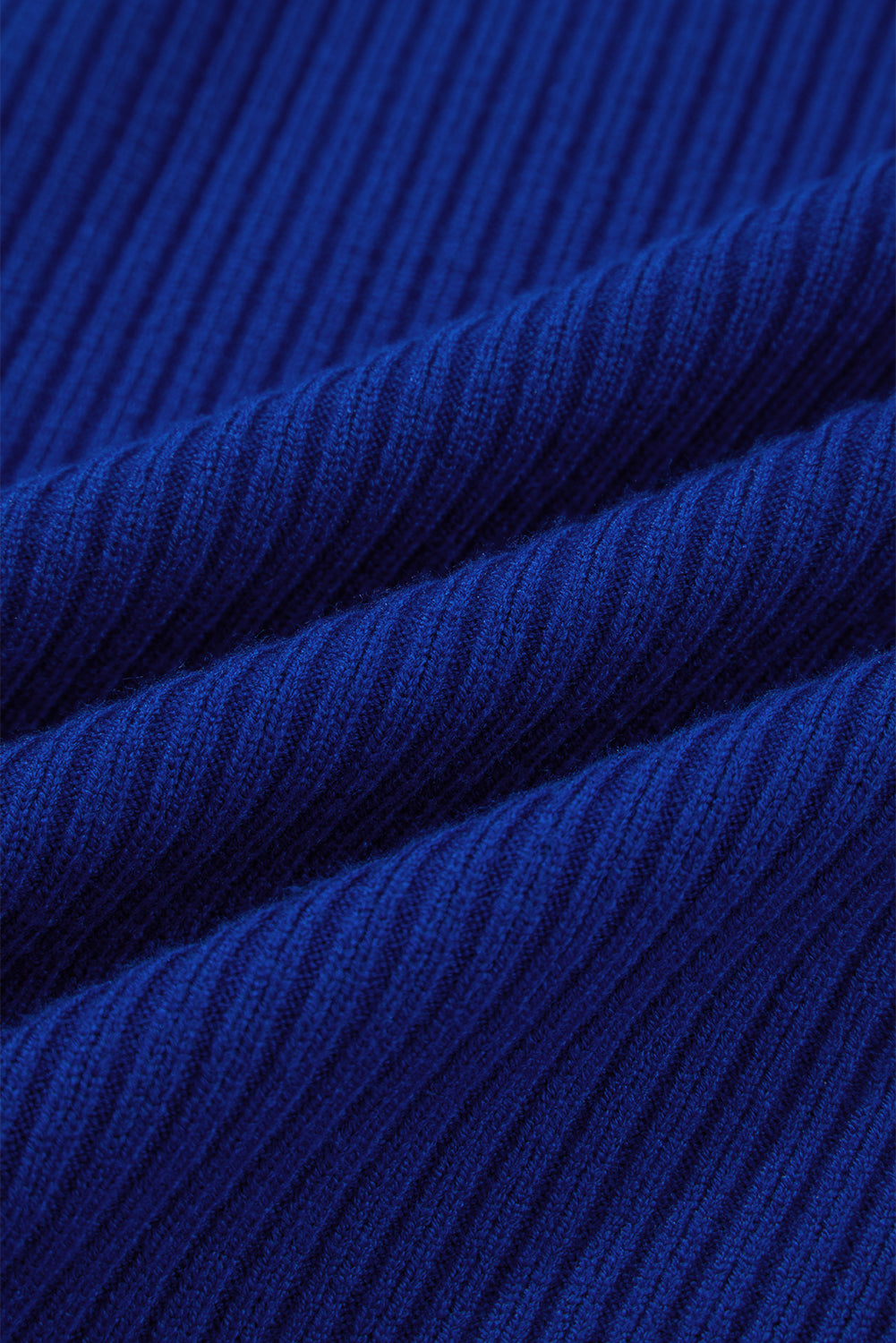 Black Patch Pocket Ribbed Knit Short Sleeve Sweater