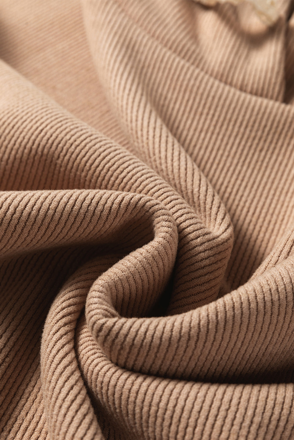 Jet Stream Lace Drawstring Pullover Hoodie and High Waist Pants Corduroy Suit