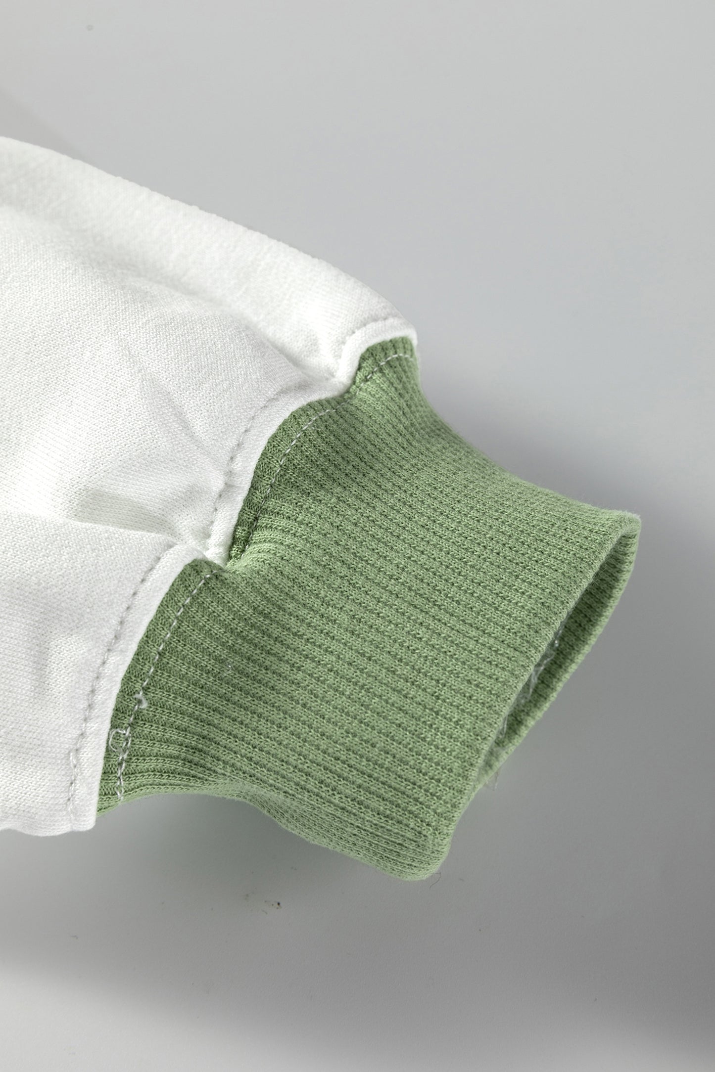 Color black Colorblock Henley High Low Oversize Sweatshirt