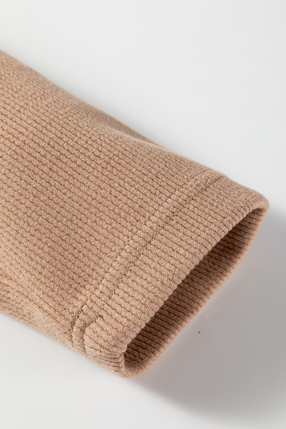 Jet Stream Lace Drawstring Pullover Hoodie and High Waist Pants Corduroy Suit