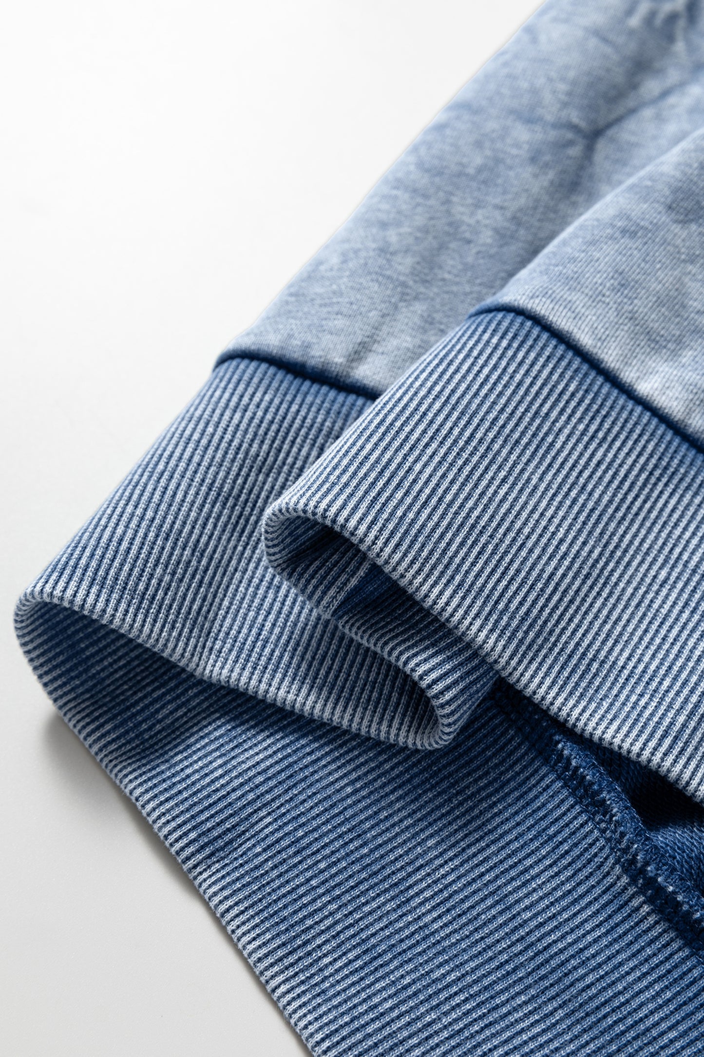 Real Teal saved by grace Letter Embroidery Mineral Wash Loose Sweatshirt