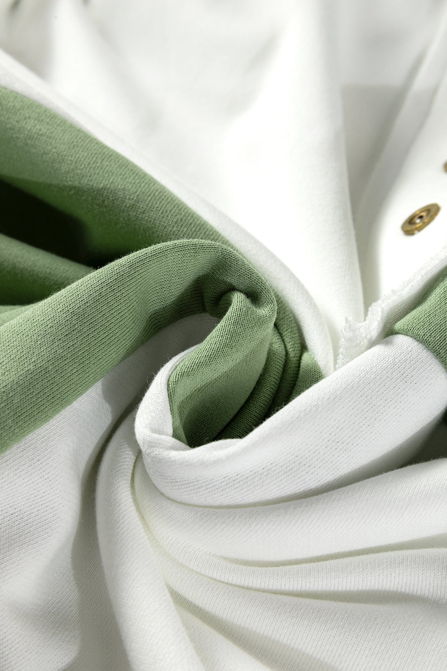 Color black Colorblock Henley High Low Oversize Sweatshirt