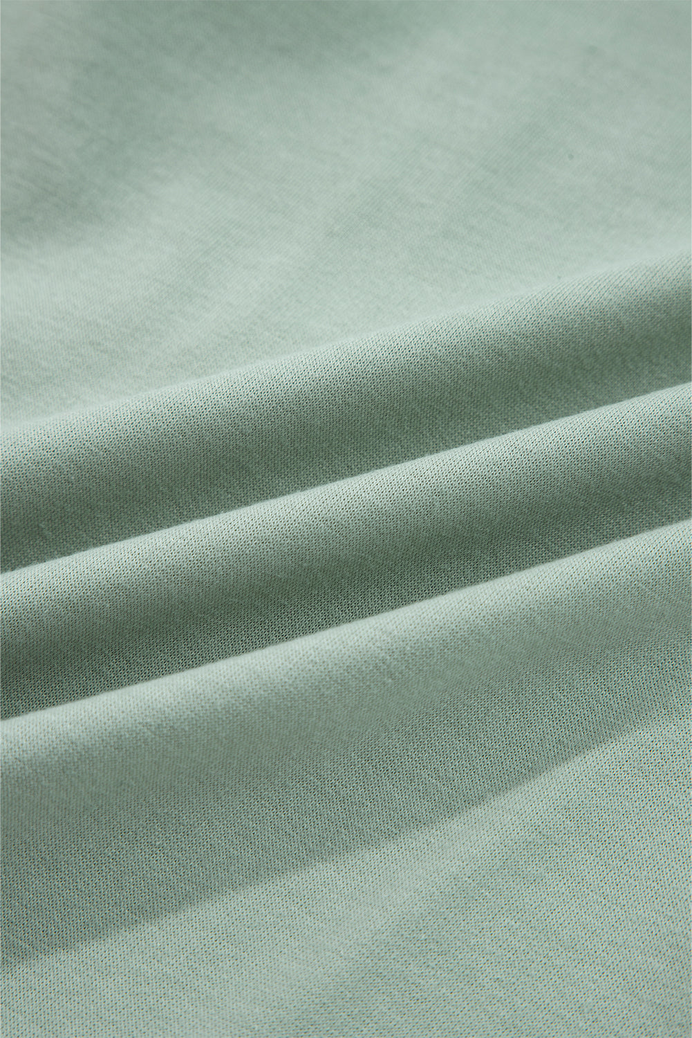 Coffee Raw Edge Flower Patch Drop Shoulder Casual Top