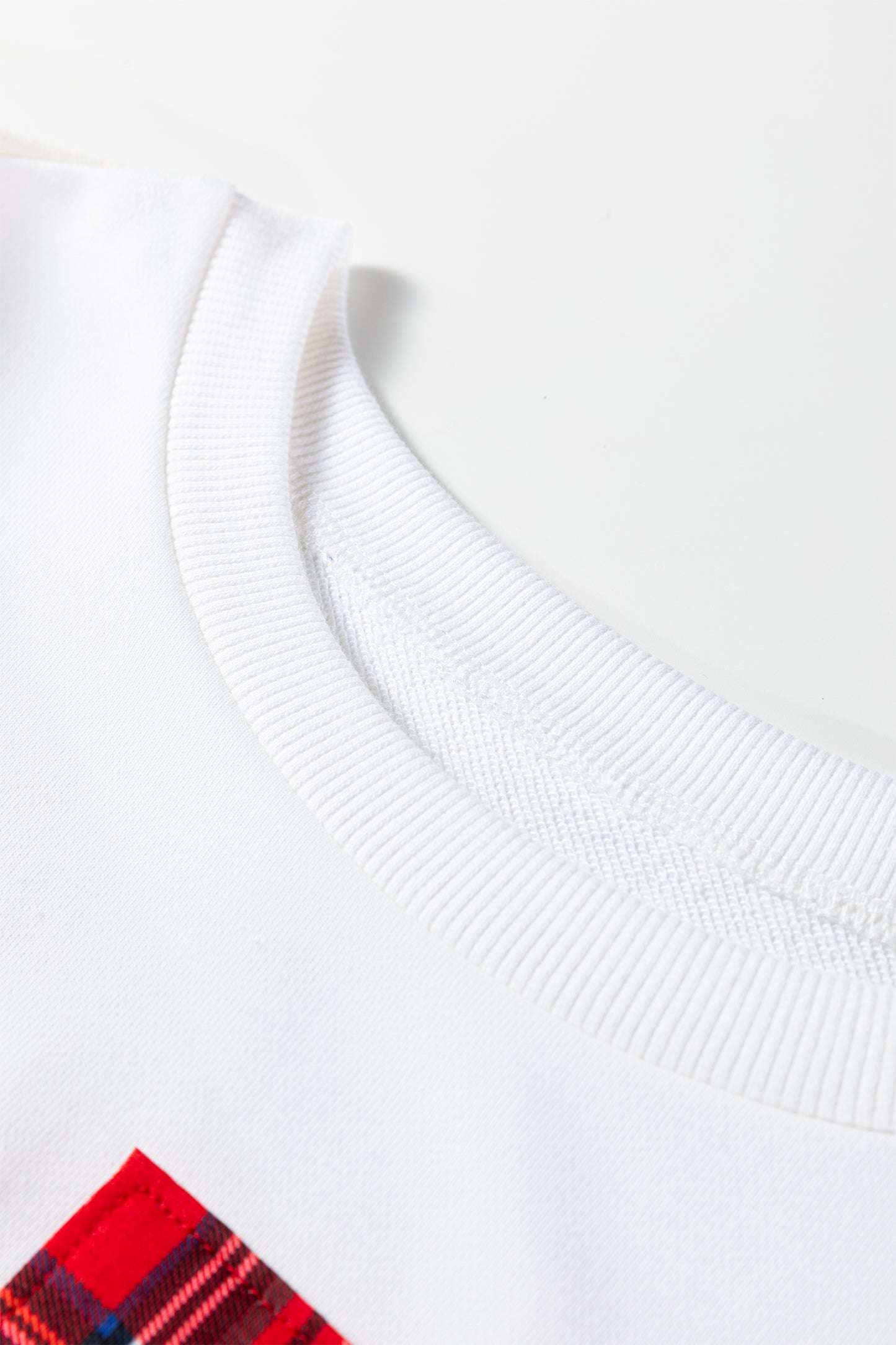 White Plaid MERRY Christmas Vacation Sweatshirt