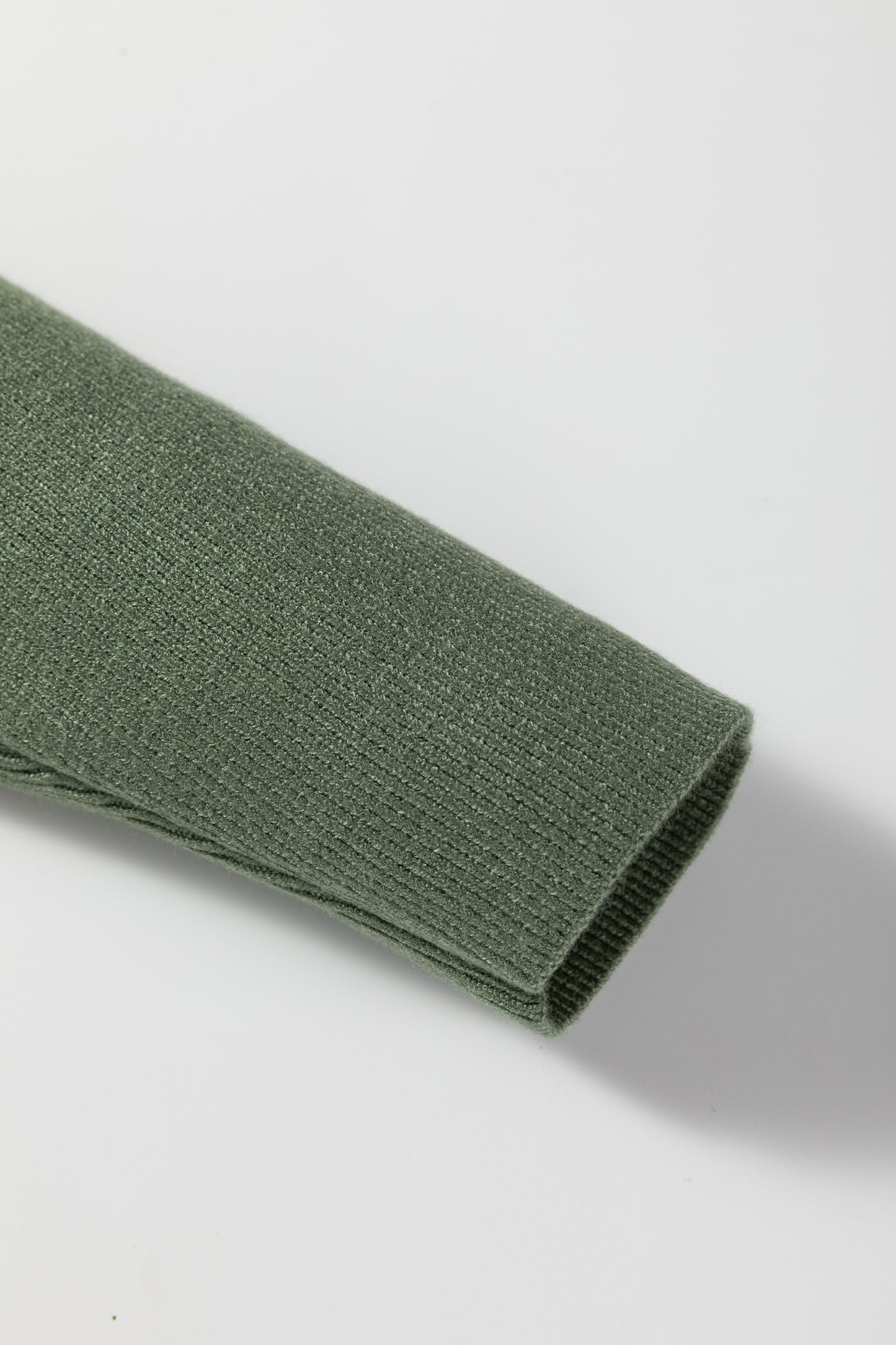 Green Stripe Color Block Patchwork Dolman Oversize Tunic Sweater