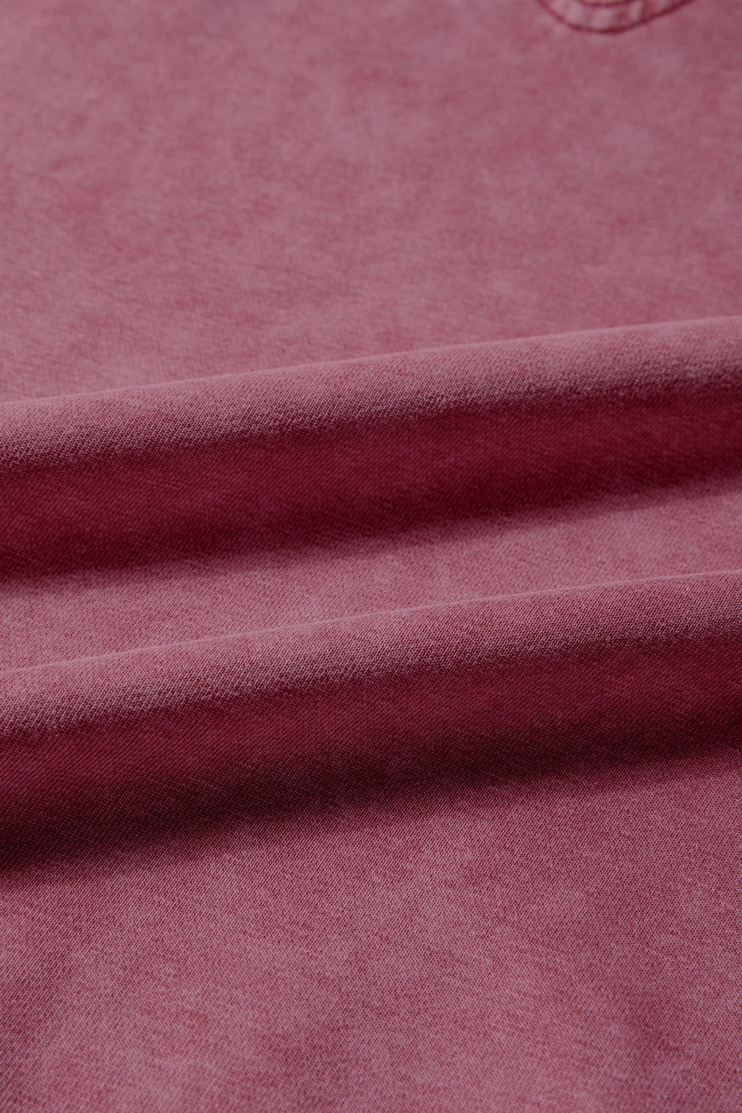 Sail Blue Lace Patchwork Detail Notched Neck Mineral Wash Baggy Sweatshirt