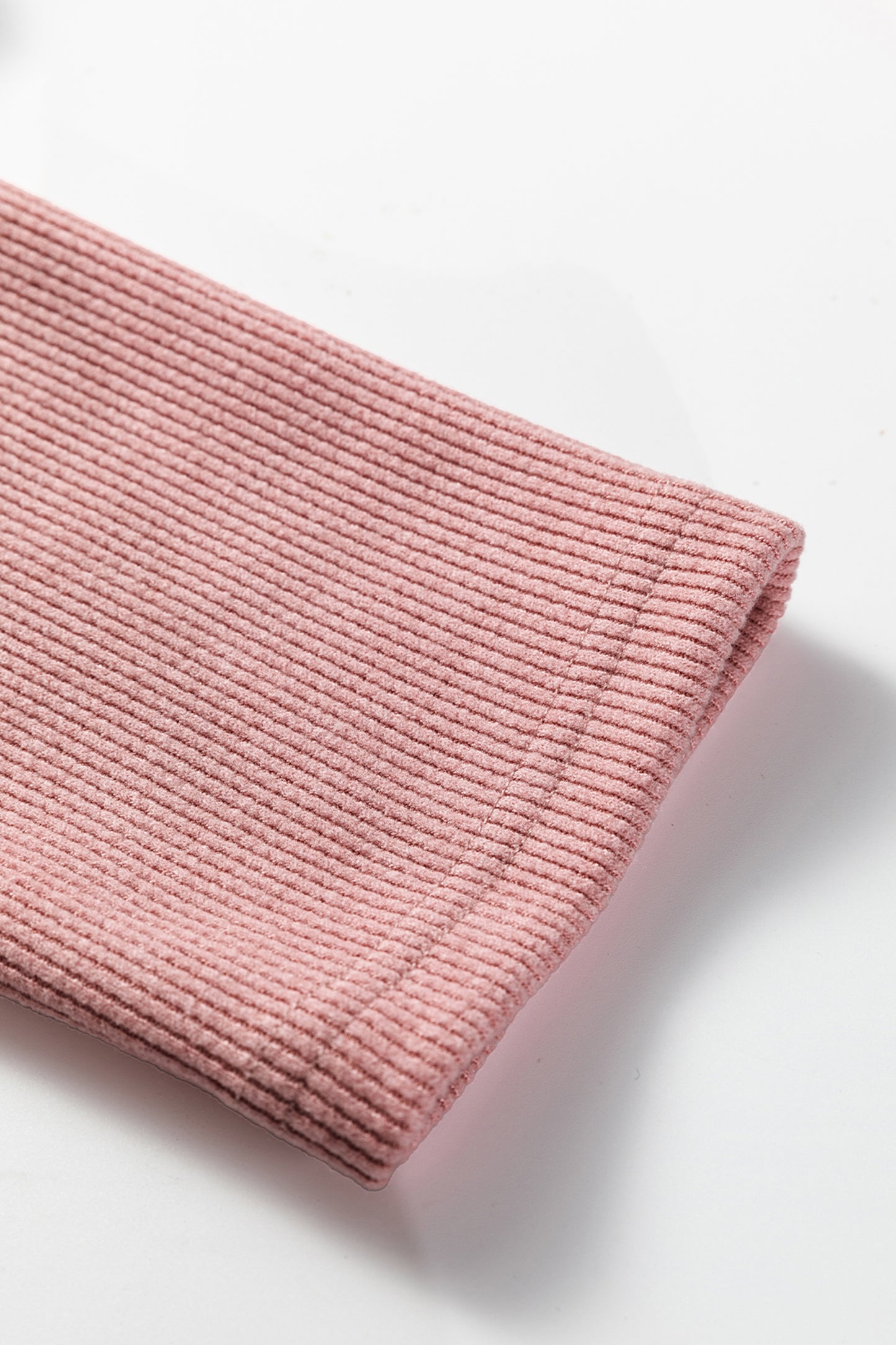 Parchment Leopard Drawstring Pullover Hoodie and High Waist Pants Corduroy Suit